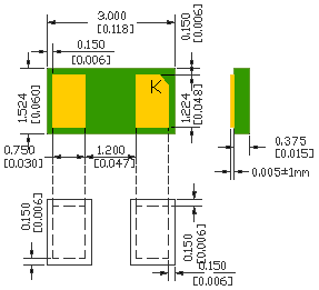 nanoDFN SMXCMSH5-40 Central Semi CMSH5-40 Schottky Diode, 40V, 5A (CMSH5-40)